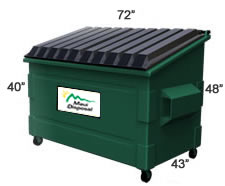 3 Cubic Yard Container